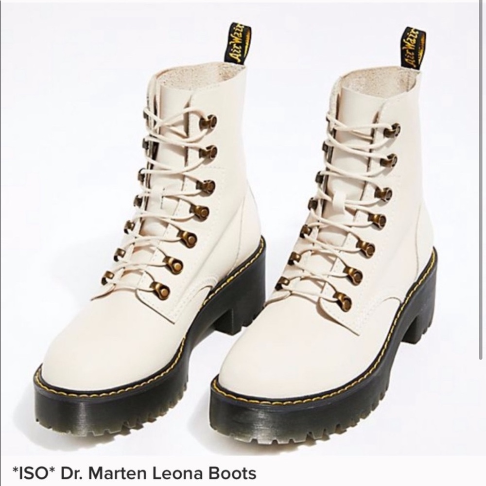 ISO Dr. Marten Leona in Bone size 6